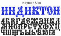 Шрифт Indycton Ucs